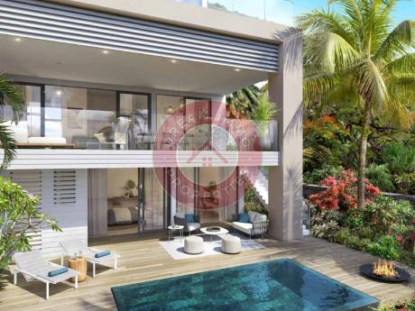 LUXUEUX DUPLEX CONSTRUIT VUE MER A TAMARIN – ILE MAURICE 