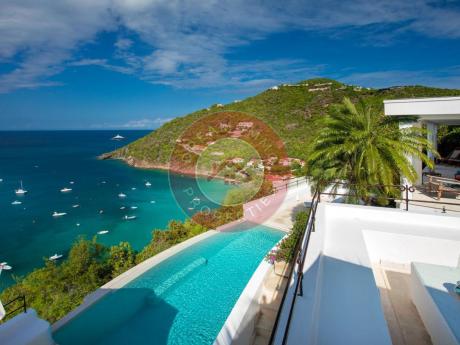 LOCATION VILLA LA MAURESQUE VUE MER PANORAMIQUE A COROSSOL – SAINT BARTHELEMY 