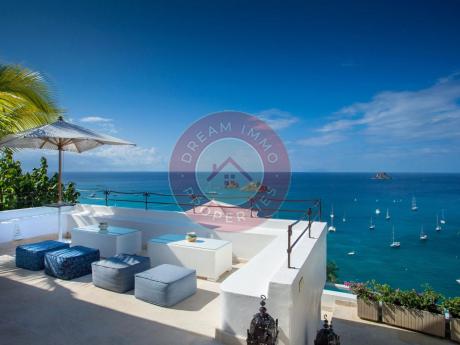 LOCATION VILLA LA MAURESQUE VUE MER PANORAMIQUE A COROSSOL – SAINT BARTHELEMY 