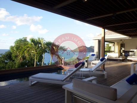 LOCATION VILLA 3CH SANTA ALICIA VUE MER IMPRENABLE A FLAMANDS – SAINT BARTHELEMY 