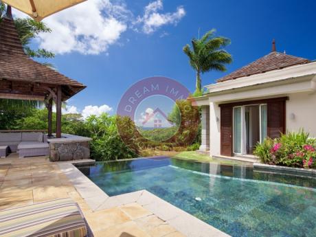 SUBLIME VILLA APERCU MER SUR UN GOLF A VALRICHE RESORT - BEL OMBRE, ILE MAURICE