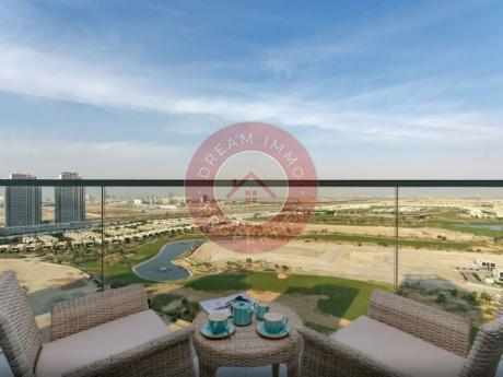 SUPERBE APPARTEMENT 2CH CONSTRUIT VUE GOLF DANS UNE RESIDENCE HOTELIERE – RADISSON DAMAC HILLS - DUBAI