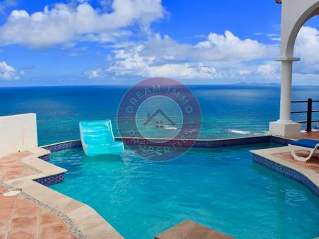 SUPERBE VILLA VUE MER PANORAMIQUE A OYSTER POND – SAINT MARTIN HOLLANDAIS