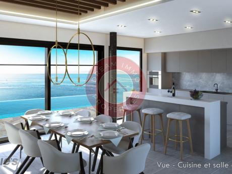 BELLE VILLA NEUVE VUE MER AVEC GRAND JARDIN A BAIE ORIENTALE – SAINT-MARTIN 