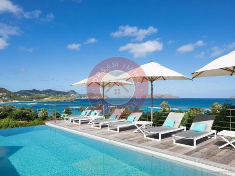 LOCATION VILLA 1 CH AVEC PISCINE ET VUE MER A CAMARUCHE – SAINT-BARTH