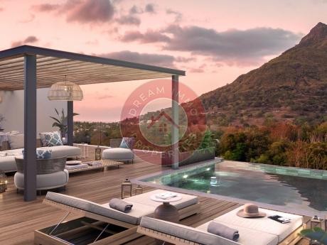 PENTHOUSES MODERNES AVEC VUE SUR LES MONTAGNES A RIVIERE NOIRE - ILE MAURICE