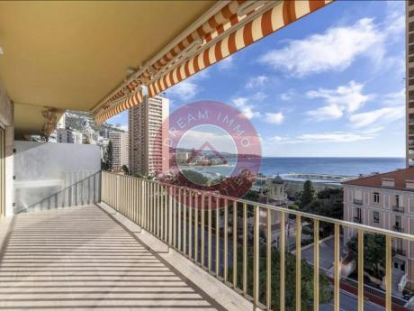 VUE MER IMPRENABLE ! APPARTEMENT 2 CH MODERNE DANS UNE BELLE RÉSIDENCE À MONACO