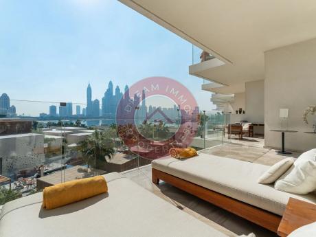 VUE MER & MARINA ! LUXUEUX APPARTEMENT AVEC ACCES PLAGE & HOTEL FIVE PALM JUMEIRAH - DUBAI