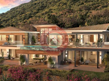 SPLENDIDES VILLAS DE 5 CHAMBRE ULTRA LUXUEUSES AVEC VUE MER & MORNE - RIVIERE NOIRE