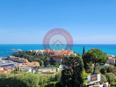 SPACIEUX APPARTEMENT DE 3 CHAMBRES AVEC VUE MER ET SUR LE PALAIS PRINCIER AU JARDIN EXOTIQUE - MONACO