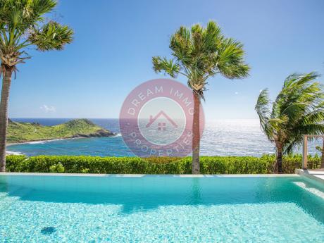 SUBLIME VILLA DE 3 CH OFFRANT UNE VUE MER SPECTACULAIRE A TOINY – SAINT BARTHELEMY