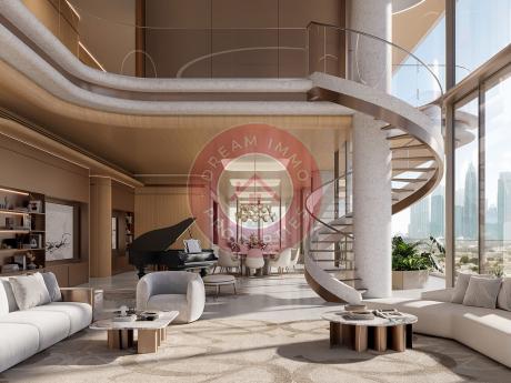 THE RINGS – LUXUEUX SKY MANSION DE 5 CHAMBRES AVEC VUES SUR DUBAI WATER CANAL & BURJ KHALIFA