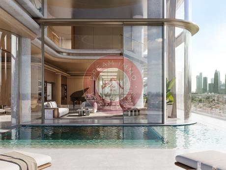 THE RINGS – LUXUEUX SKY MANSION DE 5 CHAMBRES AVEC VUES SUR DUBAI WATER CANAL & BURJ KHALIFA