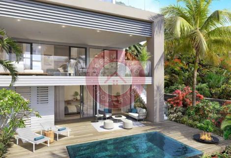 LUXUEUX DUPLEX CONSTRUIT VUE MER A TAMARIN – ILE MAURICE 