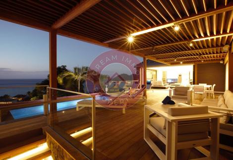 LOCATION VILLA 2CH SANTA ALICIA VUE MER IMPRENABLE A FLAMANDS – SAINT BARTHELEMY 