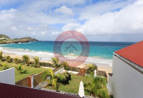 LOCATION VILLA MODERNE 1CH PIEDS DANS L’EAU SUR LA PLAGE FLAMANDS – SAINT BARTHELEMY