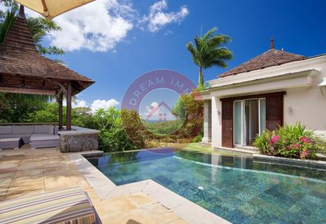 SUBLIME VILLA APERCU MER SUR UN GOLF A VALRICHE RESORT - BEL OMBRE, ILE MAURICE