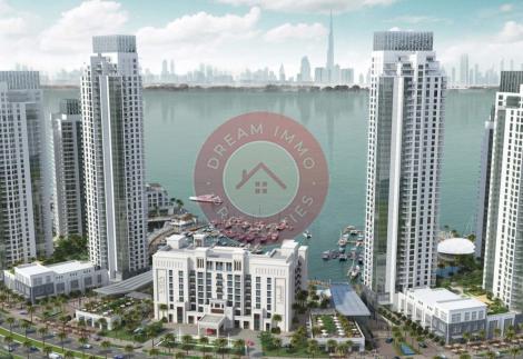 BEL APPARTEMENT 2CH CONSTRUIT AU BORD D’UNE MARINA A DUBAI CREEK HARBOUR - DUBAI