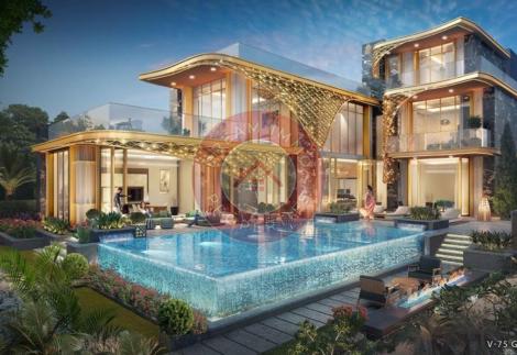 LUXUEUSE VILLA 7CH DESIGN ITALIEN VUE IMPRENABLE SUR LE GOLF – GEMS ESTATES DAMAC HILLS - DUBAI