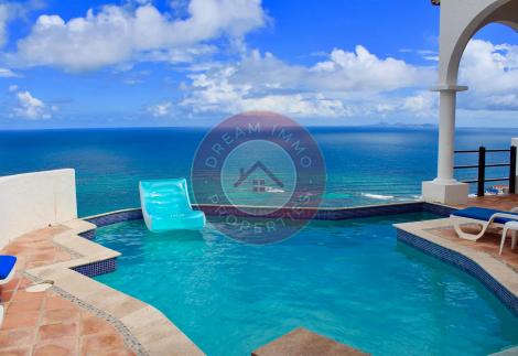 SUPERBE VILLA VUE MER PANORAMIQUE A OYSTER POND – SAINT MARTIN HOLLANDAIS