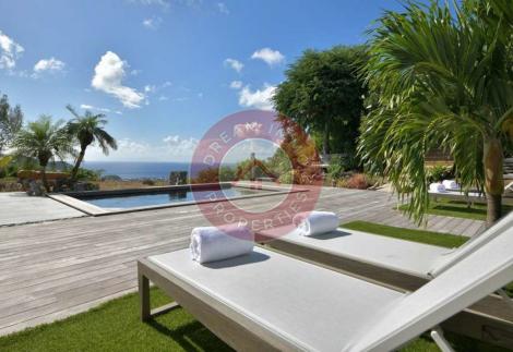 LOCATION VILLA 2 CH AVEC PISCINE ET VUE MER A COLOMBIER – SAINT-BARTH