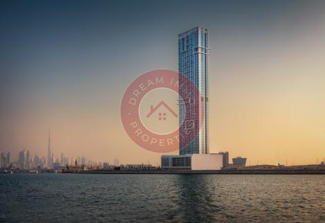 LUXUEUX STUDIO CONSTRUIT AVEC MAGNIFIQUE VUE MER A DUBAI MARITIME CITY - DUBAI