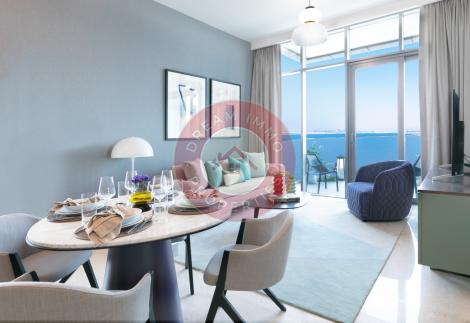 LUXUEUX APPARTEMENT 1CH CONSTRUIT AVEC MAGNIFIQUE VUE MER A DUBAI MARITIME CITY - DUBAI