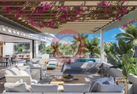 PRESTIGIEUX PENTHOUSE 3 CH AVEC ACCES PLAGE ET SERVICES HÔTELIERS  A TROU AUX BICHES – ILE MAURICE 