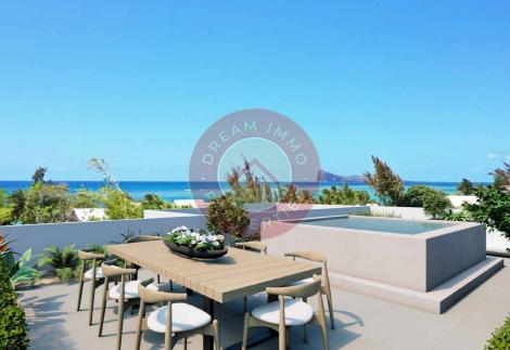 A 50M DE LA MER ! PENTHOUSES VUE MER AVEC TOIT-TERRASSE PRIVE A PEREYBERE – ILE MAURICE