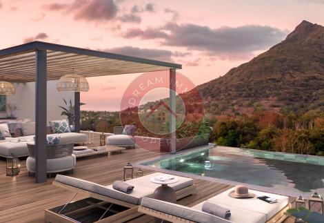 PENTHOUSES MODERNES AVEC VUE SUR LES MONTAGNES A RIVIERE NOIRE - ILE MAURICE