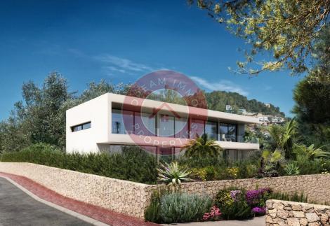 A 2 PAS DE LA MER ! SOMPTUEUSE VILLA MODERNE DE 5CH AVEC BELLE VUE MER A IBIZA – ESPAGNE