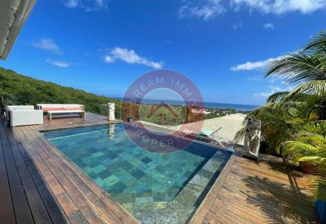 SUBLIME VUE MER & MONTAGNE ! VILLA 4CH DANS LES HAUTEURS DE TAMARIN – ILE MAURICE