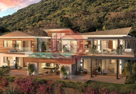 SPLENDIDES VILLAS DE 5 CHAMBRE ULTRA LUXUEUSES AVEC VUE MER & MORNE - RIVIERE NOIRE