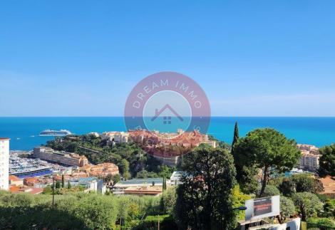 SPACIEUX APPARTEMENT DE 3 CHAMBRES AVEC VUE MER ET SUR LE PALAIS PRINCIER AU JARDIN EXOTIQUE - MONACO