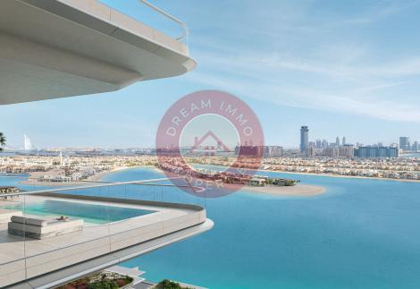 ORLA DORCHESTER – APPARTEMENT DUPLEX 5CH AVEC VUE MER & PIEDS DANS L'EAU – PALM JUMEIRAH – DUBAI