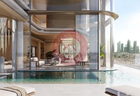 THE RINGS – LUXUEUX SKY MANSION DE 5 CHAMBRES AVEC VUES SUR DUBAI WATER CANAL & BURJ KHALIFA