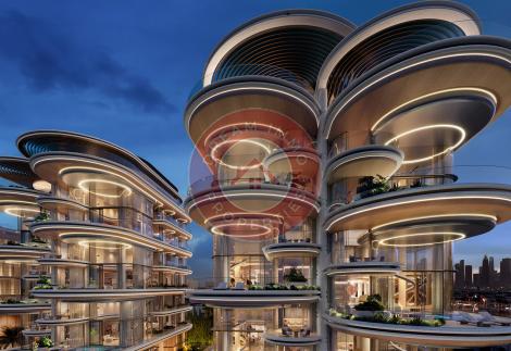 THE RINGS – LUXUEUX SKY MANSION DE 6 CHAMBRES AVEC VUES SUR DUBAI WATER CANAL & BURJ KHALIFA