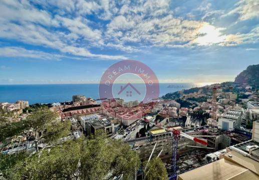 SPACIOUS, LUXURIOUS APARTMENT FOR RENT WITH PANORAMIC SEA AND MONACO VIEWS  
