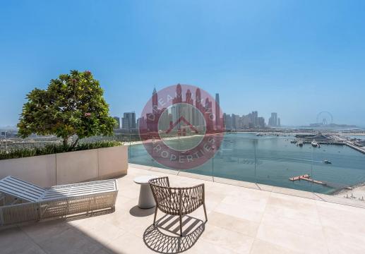 ONE PALM RESIDENCE – LOCATION LUXUEUX APPARTEMENT VUE MER DE 4 CH EN BORD DE MER PALM JUMEIRAH – DUBAI